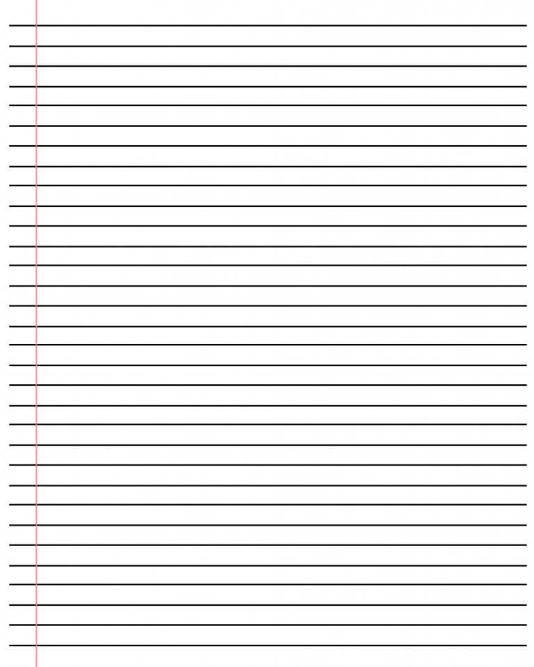 Blank Editable Lined Paper Template Word Pdf Lined Paper Template 