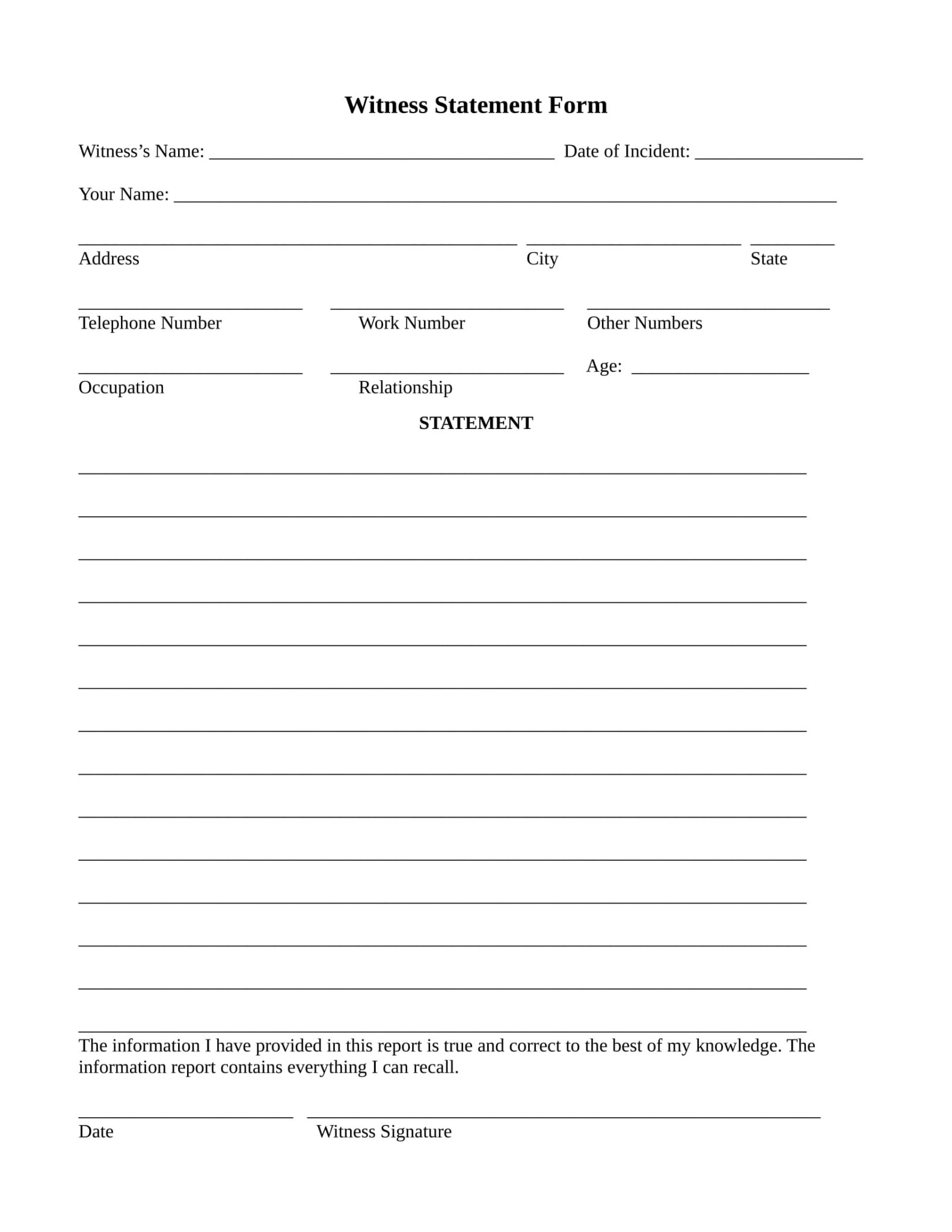 employee-witness-statement-forms-in-word-pdf-word-employee